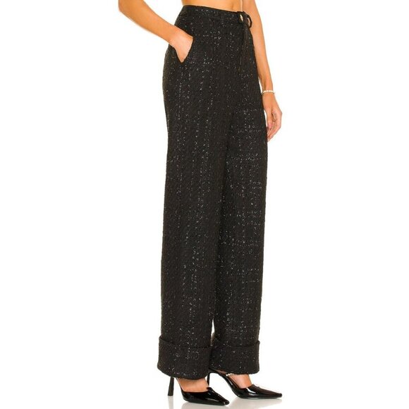 Assignment Devon Black Tweed Pant-sz XS - Picture 2 of 12